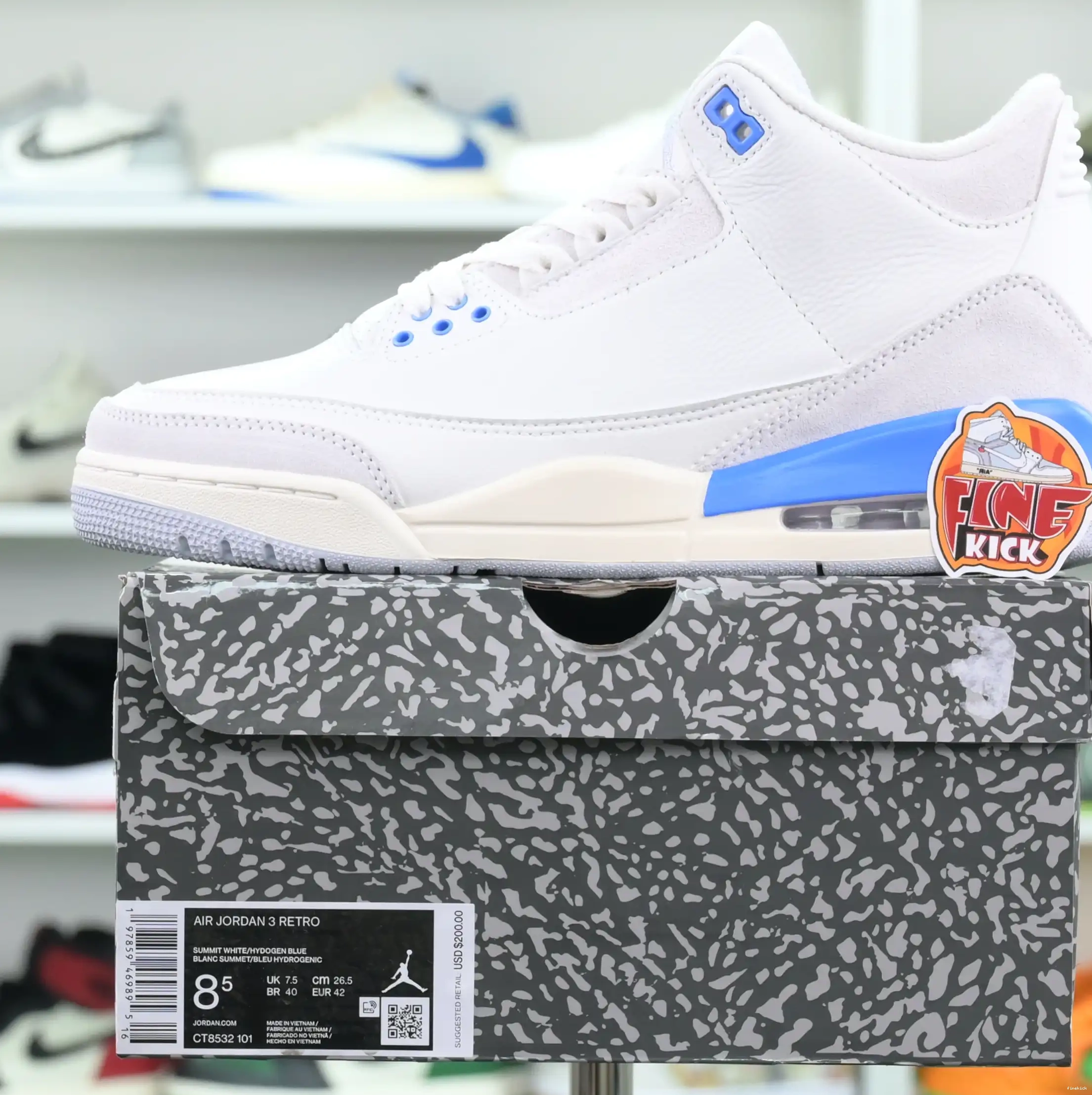 Shorts” Jordan Jordan 3“Lucky Air 0418